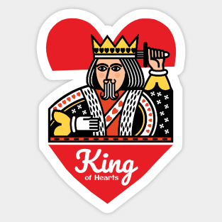 Classic King of Hearts Sticker